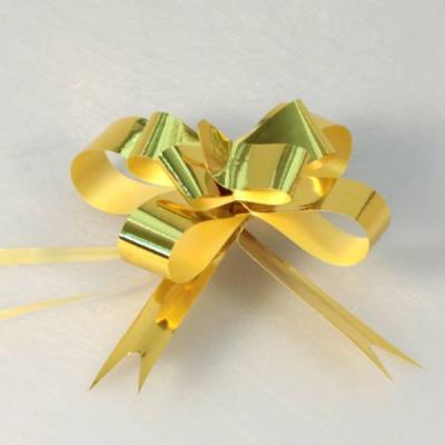 Бант-бабочка 1.2*26 см Металлизированный 10 шт/уп 53346