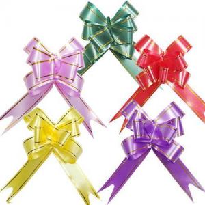 Бант-бабочка 1.2*26 см Золотая полоса ассорти 10 шт/уп 51411