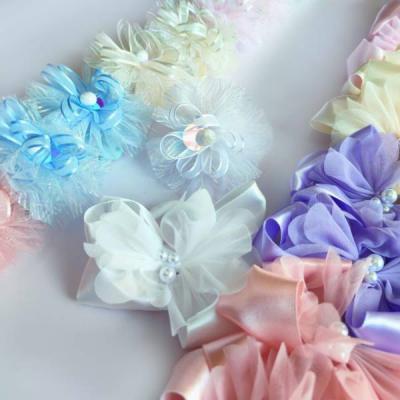 Бант для волос на резинке ассорти 121261