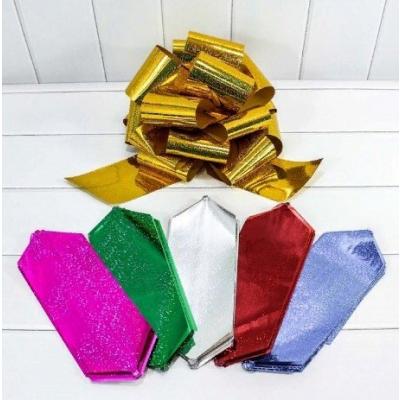 Бант-шар 10 см Голография 449803