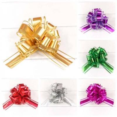 Бант-шар 5 см Ажурный с органзой 44746