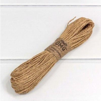 Бечевка бумажная 1.5 мм*50 м Светло-коричневая 44418ск