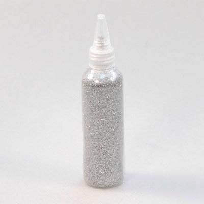 Блестки цветные 80 г в тубе серебро 56518сер