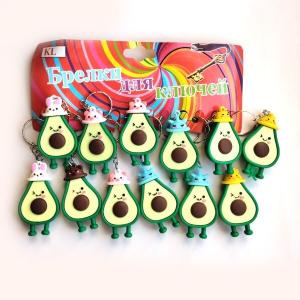 Брелок в виде Авокадо со шляпой (в упаковке 12 штук) 4125