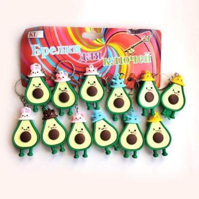 Брелок в виде Авокадо со шляпой (в упаковке 12 штук) 4125