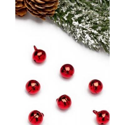 Бубенцы 12 мм (50 шт) красный 171592