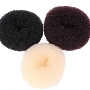 Бублик для создания пучка 11 см белый/черный/коричневый (Цена за штуку) 129013