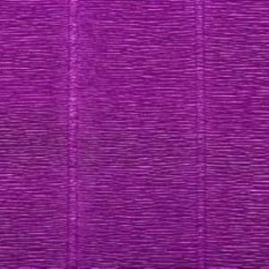 Бумага гофрированная 49121593 фиолетовая Италия 50 см*2.5 м 180 г