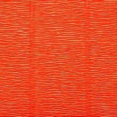 Бумага гофрированная 491216136 ярко-оранжевая Италия 50 см*2.5 м 180 г