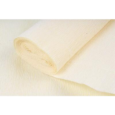 Бумага гофрированная 49121711 слоновая кость Италия 50 см*2.5 м 180 г