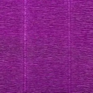 Бумага гофрированная 620993 фиолетовая Италия 50 см*2.5 м 140 г