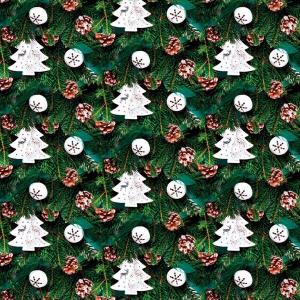 Бумага новогодняя упаковочная в листах 100*70 см С Новым годом 10 л/уп 442081