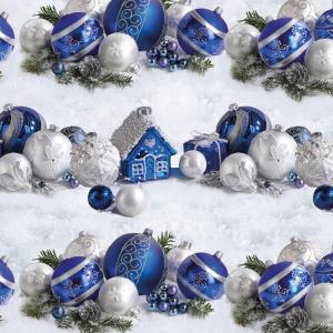 Бумага новогодняя упаковочная в листах 100*70 см С Новым годом 10 л/уп 442084