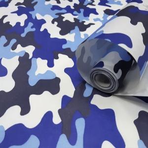 Бумага упаковочная белый крафт в рулоне 70 см*10 м Камуфляж 49354