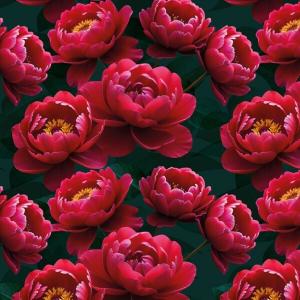 Бумага упаковочная глянцевая Цветы 70*100 см 441724