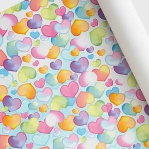 Бумага упаковочная глянцевая Нежность 70*100 см 513969