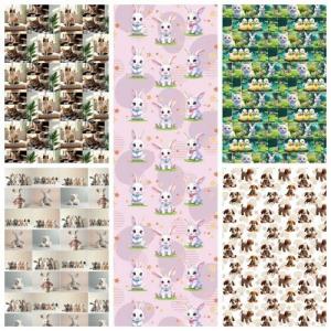 Бумага упаковочная глянцевая Животные (25листов) 70*100 см 441726