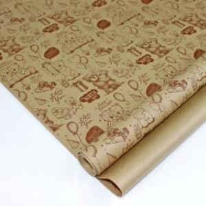 Бумага упаковочная крафт 70 см*10 м 