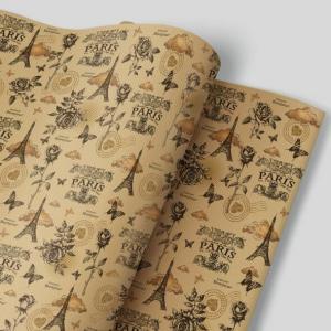 Бумага упаковочная крафт 