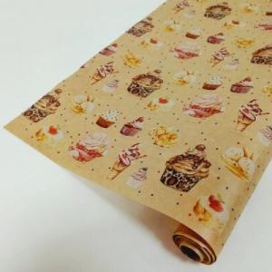 Бумага упаковочная крафт 