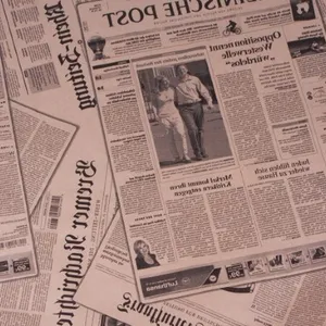 Бумага упаковочная крафт в рулоне 70 см*10 м Газета черный 70 г/м2 621858