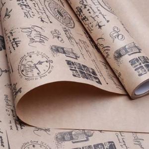 Бумага упаковочная крафт в рулоне 70 см*10 м 