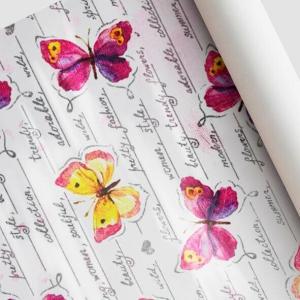 Бумага упаковочная металлизированная 70 см*1 м 