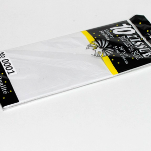 Бумага упаковочная тишью 50*66 см Белый с блестками 10 листов 14 г/м2 49190001