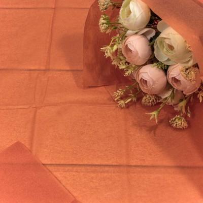 Бумага упаковочная тишью 50*66 см Оранжевый 10 листов 4412114