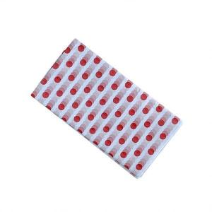 Бумага упаковочная тишью 50*75 см Красный горох 10 листов 17 г/м2 531919