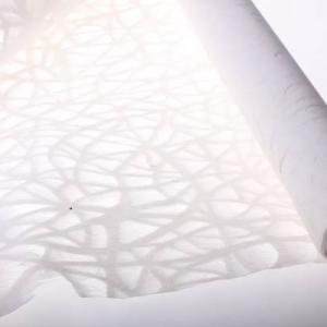 Бумага упаковочная тишью 60 см*10 м Рисовая с дырками 56031