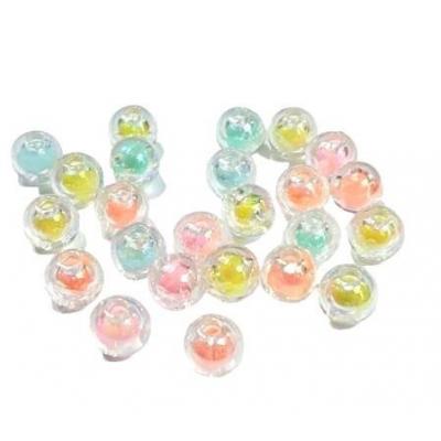 Бусины 10 мм 100 г Круглые акриловые 