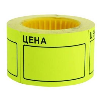 Ценник-ролик 40*50 мм желтый 5/100