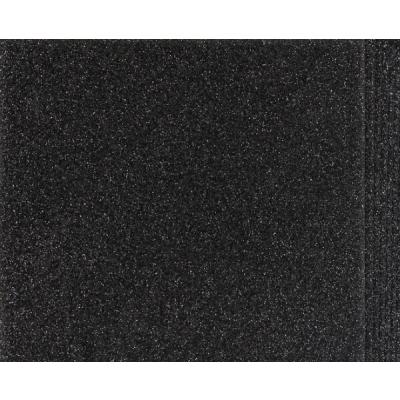 Фоамиран 30*20 см 2 мм Черный с блестками 10 шт/уп, цена за упаковку