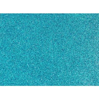 Фоамиран 30*20 см 2 мм Ярко-голубой с блестками 10 шт/уп, цена за упаковку