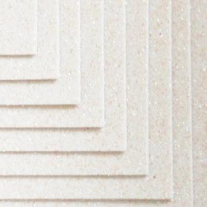 Фоамиран 50*50 см 2 мм Белый с блестками 10 шт/уп 2704809