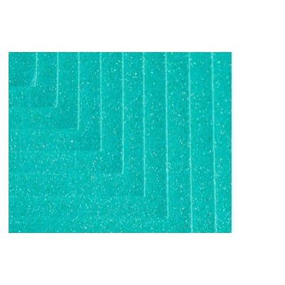 Фоамиран 50*50 см 2 мм Бирюзовый с блестками 10 шт/уп