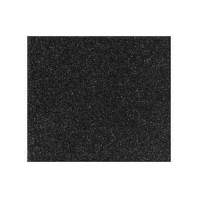 Фоамиран 50*50 см 2 мм Черный с блестками 10 шт/уп