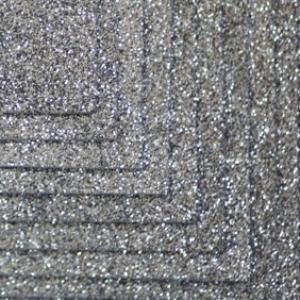 Фоамиран 50*50 см 2 мм Темно-серый с блестками 10 шт/уп