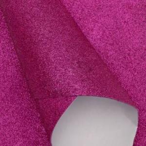 Фоамиран глиттерный самоклеющийся А4 (10 листов) фуксия 171768