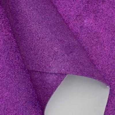 Фоамиран глиттерный самоклеющийся А4 (10 листов) темно-сиреневый 171767