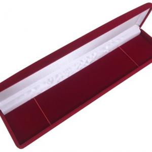 Футляр бархатный под часы/браслет красный 42377