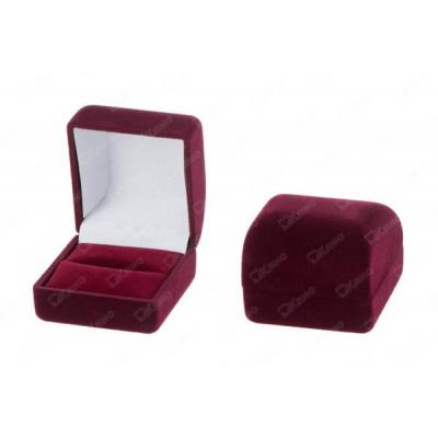 Футляр бархатный под кольцо бордо 42364