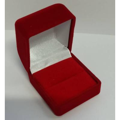 Футляр бархатный под кольцо красный 42318