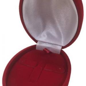 Футляр бархатный под комплект красный 42330