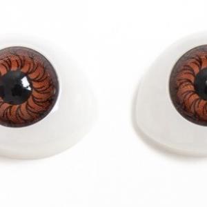 Глазки для игрушек 20*15 мм объемные (10 шт) Карие 171989