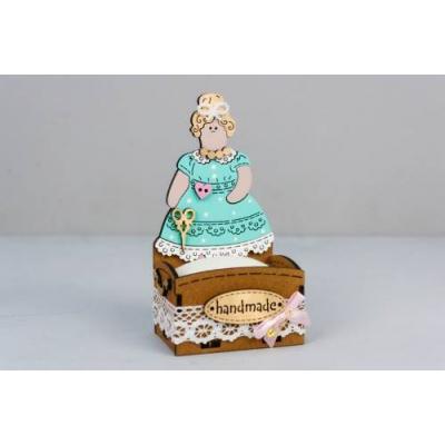 Игольница из дерева 7*5.5*13.5 см Матильда 15433