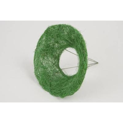 Каркас для букета сизаль гладкий 25 см зеленый