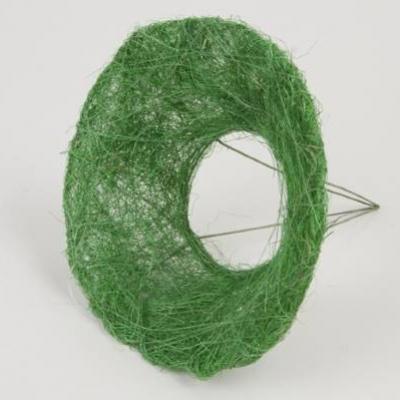 Каркас для букета сизаль гладкий 25 см зеленый