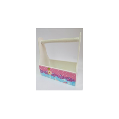 Кашпо подарочное деревянное № 1 25*12*25 см Декупаж 230356